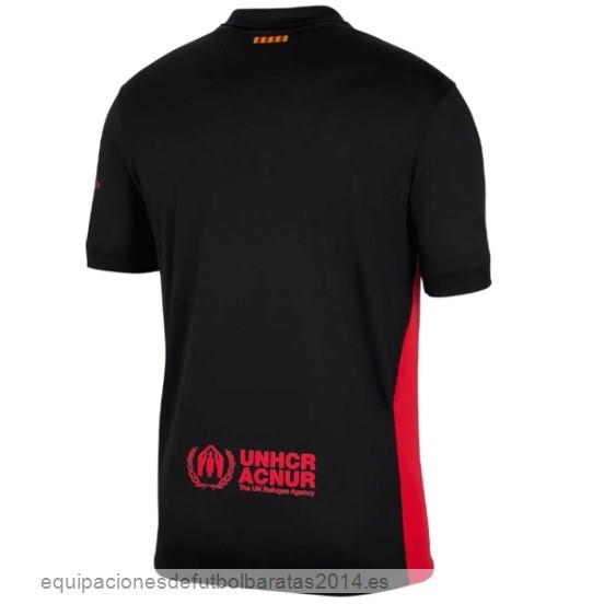 Nuevo Tailandia 2ª Camiseta Barcelona 24/25 Negro Rojo Baratas